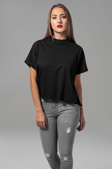 Ladies Overlap Turtleneck Tee